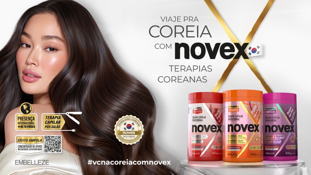 Embelleze leva oito pessoas à Coreia do Sul em promoção da Novex