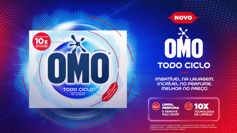 OMO lança Todo Ciclo após enviar o produto a 10 mil pessoas