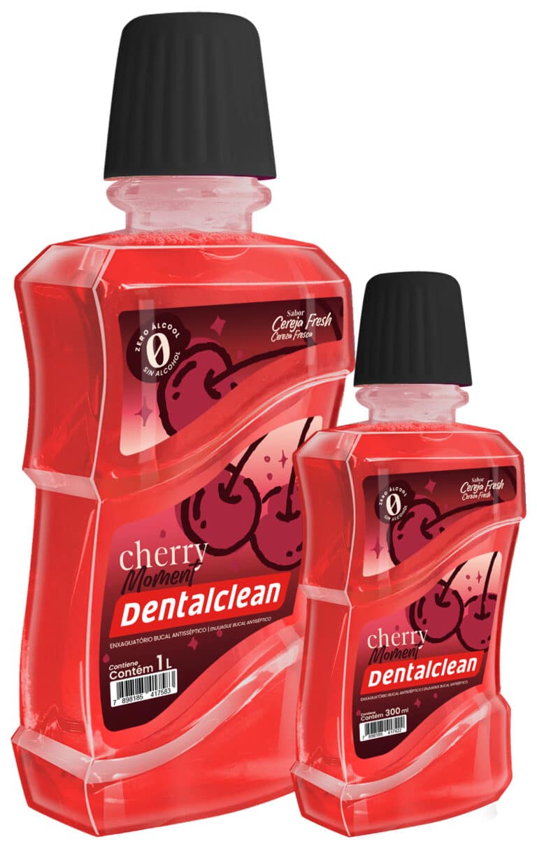 Dentalclean lança Cherry Moment de 1 litro a R$ 28,68