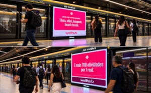 Wellhub contrapõe apostas e bem-estar em nova campanha nacional